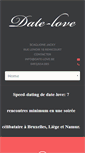 Mobile Screenshot of date-love.be